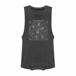 Top 10 😀 Unbranded Juniors' Astrology Chart And Constellations Graphic Muscle Tee ⌛