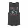 Promo 👏 Unbranded Juniors' Tired Of Starting Over Stop Giving Up Graphic Muscle Tee 😀