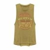 Coupon 🌟 Unbranded Juniors' ☀️ Summer Of Love Tour 1970 Poppies Graphic Muscle Tee 🔔
