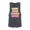 Outlet 👏 Unbranded Juniors' "Better Faster Stronger Happier" Muscle Tee 😉