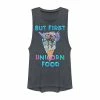 Outlet 🥰 Unbranded Juniors' "But First Unicorn Food" Muscle Tee 🌟