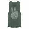 Discount ✨ Unbranded Juniors' Tattooed Hand Peace Sign Muscle Tank ✨