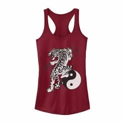 Promo 🎁 Unbranded Juniors' Yin-Yang Tiger Tank Top 🔥