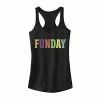 Coupon 😀 Unbranded Juniors' "Funday" Multi-Color Letters Tank Top ✨