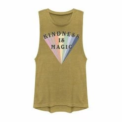 New ⭐ Unbranded Juniors' Kindness Is Magic Retro Rainbow Muscle Tee 💯