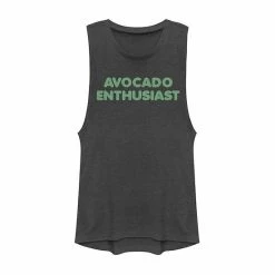 Wholesale 🔔 Unbranded Juniors' Avocado Enthusiast Muscle Tee ✨