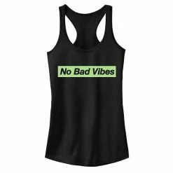 Flash Sale 😍 Unbranded Juniors' "No Bad Vibes" Graphic Tank 👏