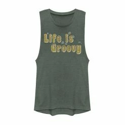 Flash Sale 😍 Unbranded Juniors' "Life Is Groovy" Muscle Tank 😀