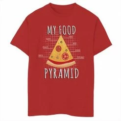 Top 10 ⌛ Unbranded Boys 8-20 Pizza Food Pyramid Graphic Tee 🔔
