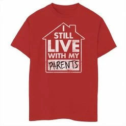 Buy 🧨 Unbranded Boys 8-20 Still Live With My Parents Graphic Tee 🔔