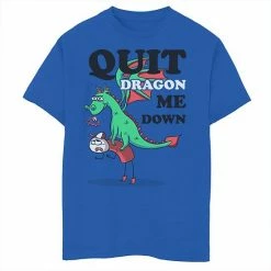 Best Sale 🧨 Unbranded Boys 8-20 Dragon Me Down Graphic Tee ❤️