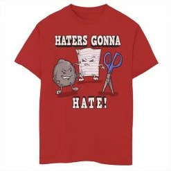 Cheap 🤩 Unbranded Boys 8-20 Rock Paper Sissors Haters Graphic Tee 😉