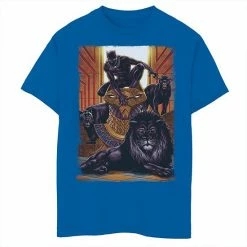 Best Pirce ⭐ Unbranded Boys 8-20 Marvel Black Panther King In The Lion's Den Graphic Tee 🥰