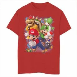 Best reviews of 🥰 Unbranded Boys 8-20 Nintendo Super Mario Luigi Bowser Paint Graphic Tee ❤️