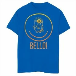 Top 10 💯 Unbranded Boys 8-20 Despicalble Me Minions Bello! Smiley Face Tee 🎁