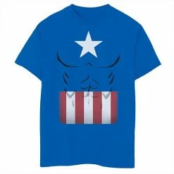 Buy 👏 Unbranded Boys 8-20 Marvel Captain America Simple Suit Tee 😉