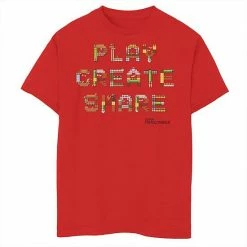 Promo 🧨 Unbranded Boys 8-20 Nintendo Super Mario Maker 2 Play Create Share Build-Up Graphic Tee 👏