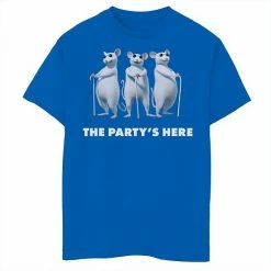 Best Pirce ⌛ Unbranded Boys 8-20 Shrek Blind Mice The Party's Here Text Poster Tee 👏