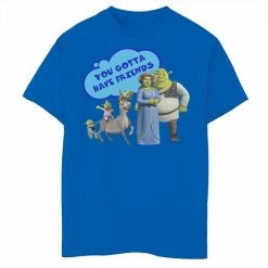 Budget 😀 Unbranded Boys 8-20 Shrek Donkey You Gotta Have Friends Bubble Text Poster Tee 😍