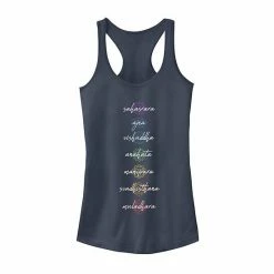 Outlet 🎉 Unbranded Juniors' Chakra Names Colorful Tank 🔔