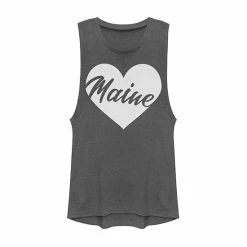 Best deal 🌟 Unbranded Juniors' Fifth Sun Maine Heart Muscle Tank 🎁