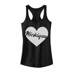 Promo 🔥 Unbranded Juniors' Michigan Heart Tank Top 🔔