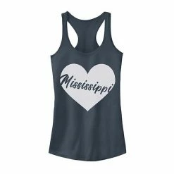 Outlet 🌟 Unbranded Juniors' Mississippi Heart Graphic Tank 🎁