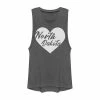 Cheapest ✔️ Unbranded Juniors' North Dakota Heart Graphic Muscle Tank ⌛