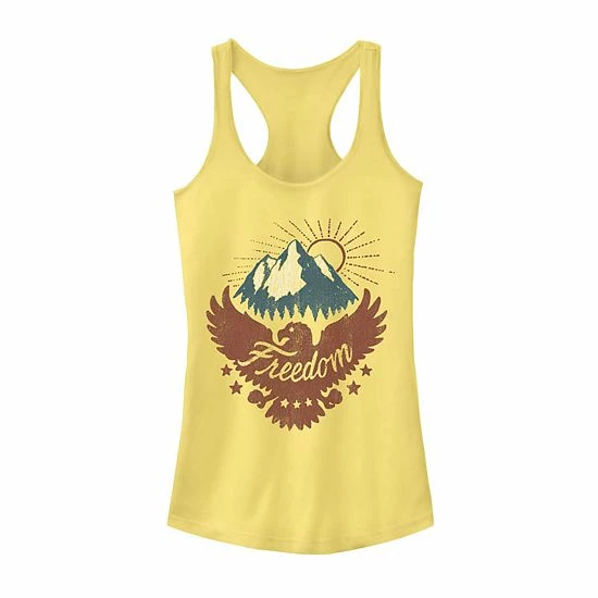 Wholesale โ๏ธ Unbranded Juniors' "Freedom" Eagle Sunrise Tank ๐