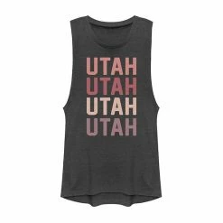 Flash Sale 🤩 Unbranded Juniors' Utah State Graphic Muscle Tank 😀