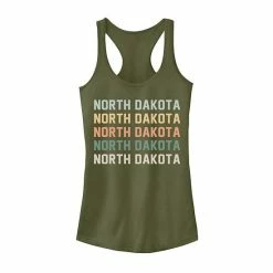 Hot Sale 🛒 Unbranded Juniors' North Dakota State Racerback Graphic Tank 🎉