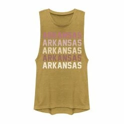Flash Sale 🤩 Unbranded Juniors' Arkansas Stack Graphic Muscle Tank 💯