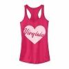 Discount ✔️ Unbranded Juniors' Virginia Heart Graphic Tank 🌟