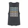 Coupon 😀 Unbranded Juniors' Virginia Stack Graphic Muscle Tank 🛒