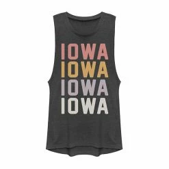 Hot Sale 🤩 Unbranded Juniors' Iowa Stack Graphic Muscle Tank ✨