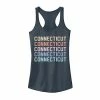 Discount 😀 Unbranded Juniors' Connecticut Stack Graphic Tank 🔥