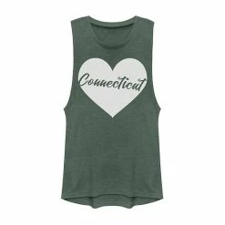Top 10 🥰 Unbranded Juniors' Connecticut Heart Graphic Muscle Tank 🧨