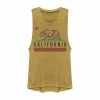 Promo 🎁 Unbranded Juniors' California State Bear Flag Graphic Muscle Tank 🎁