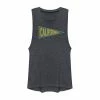 Coupon 😍 Unbranded Juniors' California Pennant Flag Graphic Muscle Tank 🔔