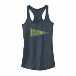 New ⌛ Unbranded Juniors' California Pennant Flag Graphic Tank 🥰