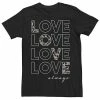 Promo 💯 Unbranded Juniors' Love Always Graphic Boyfriend Tee 🎉