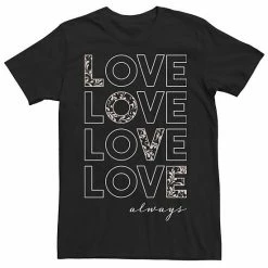 Promo 💯 Unbranded Juniors' Love Always Graphic Boyfriend Tee 🎉