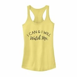 Outlet 🤩 Unbranded Juniors' "Watch Me" Script Tank Top ⌛