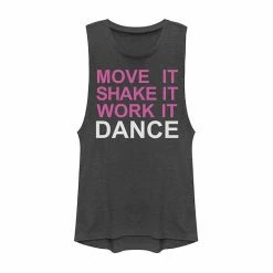 Promo 💯 Unbranded Juniors' Move It Shake It Work It Dance Muscle Tee 🧨