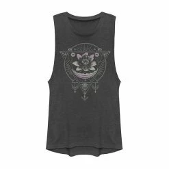 Promo 🤩 Unbranded Juniors' Lotus Flower Geometric Moon Arrows Gradient Graphic Muscle Tee 🎁
