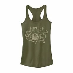 Hot Sale 🔔 Unbranded Juniors' Explore Nature Nation Map Graphic Tank 🥰