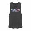 Cheapest 🔥 Unbranded Juniors' Weird Flex But Okay Gradient Shine Graphic Muscle Tee 💯