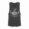 Cheap 🧨 Unbranded Juniors' Lotus Crescent Moon Muscle Tee 💯