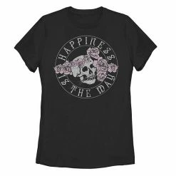 Best deal 😀 Unbranded Juniors' "Happiness Is The Way" Skull Boyfriend Tee ✨
