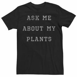 Promo 👍 Unbranded Juniors' "Ask Me About My Plants" Boyfriend Tee ✨